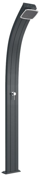 Doccia Solare da Esterno Giardino 25L Miscelatore Arkema Spring Grigio Antracite
