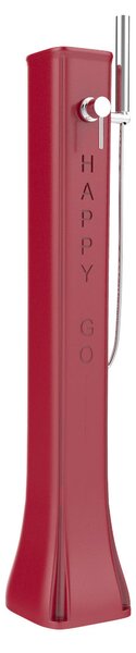 Doccia Solare da Giardino 23L Miscelatore e Doccetta Mobile Arkema Happy Go Cherry
