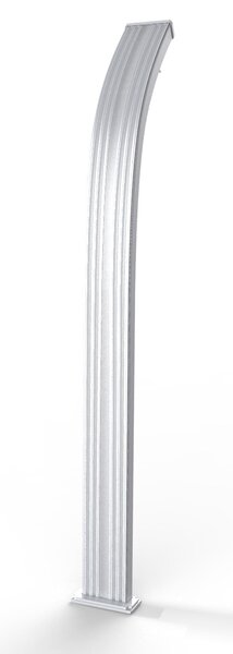 Doccia Solare da Esterno Giardino 30L Miscelatore e Lavapiedi Arkema Spring Inox Paint