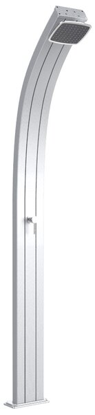 Doccia Solare da Esterno Giardino 25L Miscelatore Arkema Spring Inox Paint