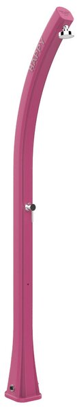 Doccia Solare da Esterno Giardino 23L Miscelatore Arkema Happy Fuxia