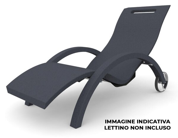 Supporto da Esterno Chaise Longue Arkema Serendipity Dove Grey