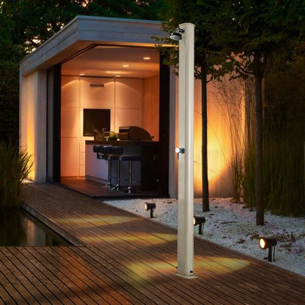 Doccia Solare da Giardino 25L Miscelatore Arkema Jolly S Blu