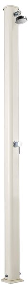Doccia Solare da Giardino 25L Miscelatore Arkema Jolly S Bianco Crema