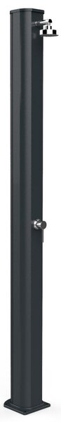 Doccia Solare da Giardino 40L Miscelatore Arkema Big Jolly Grigio Antracite