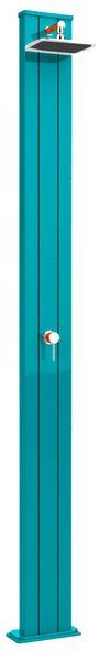 Doccia Solare da Esterno Giardino 30L Miscelatore Arkema Spring S Blu