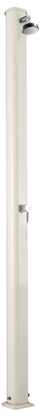 Doccia Solare da Giardino 25L Miscelatore Arkema Jolly S Bianco Crema