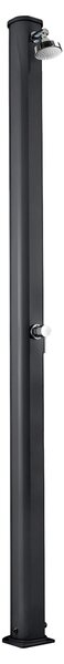 Doccia Solare da Giardino 25L Miscelatore Arkema Jolly S Grigio Antracite