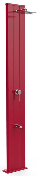 Doccia Solare da Giardino 40L Miscelatore e Lavapiedi Arkema Dada S Cherry
