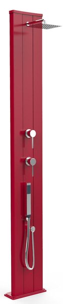 Doccia Solare da Esterno Giardino 40L Miscelatore e Doccetta Mobile Arkema Dada S Cherry
