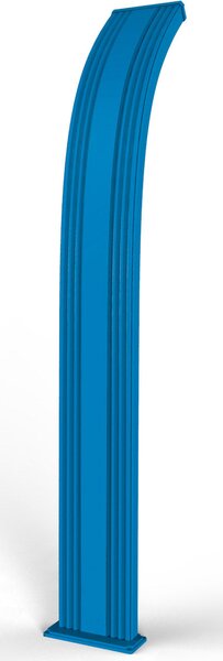 Doccia Solare da Esterno Giardino 40L Miscelatore e Doccetta Mobile Arkema Dada Blu