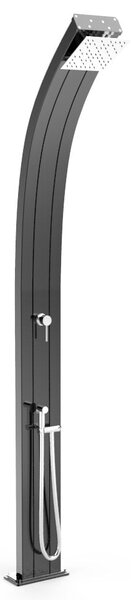 Doccia Solare da Giardino Temporizzatore e Doccetta Arkema Spring Top Line Perla Nera