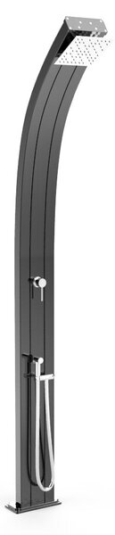 Doccia da Giardino Temporizzatore e Doccetta Arkema Spring Top Line Perla Nera