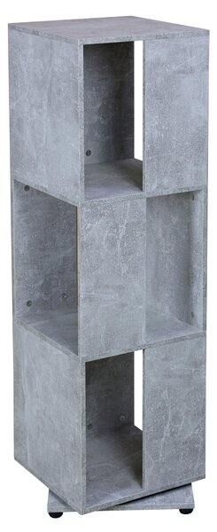 Libreria Modulare 34x34x108 cm in Pannello Truciolare Grigio