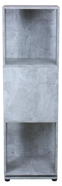 Libreria Modulare 34x34x108 cm in Pannello Truciolare Grigio