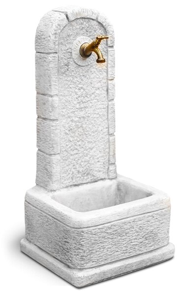 Fontana da Giardino Senza Rubinetto in Cemento Granulato di Marmo Perugia Grigio