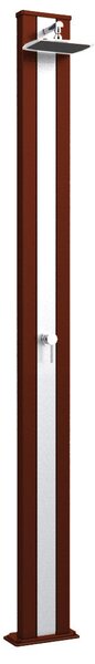 Doccia Solare da Esterno Giardino 30L Miscelatore Arkema Spring S Fascia Inox Oro Van Gogh
