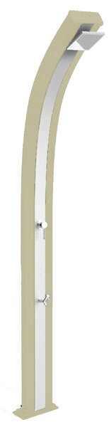 Doccia da Esterno Giardino Miscelatore e Lavapiedi Arkema Spring Fascia Inox Oro Van Gogh