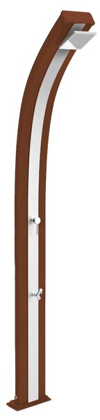 Doccia da Esterno Giardino Miscelatore e Lavapiedi Arkema Spring Fascia Inox Oro Van Gogh