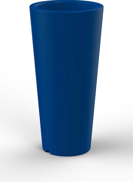 Vaso Ø34x86 cm in Resina Arkema Tondo 86 Blu
