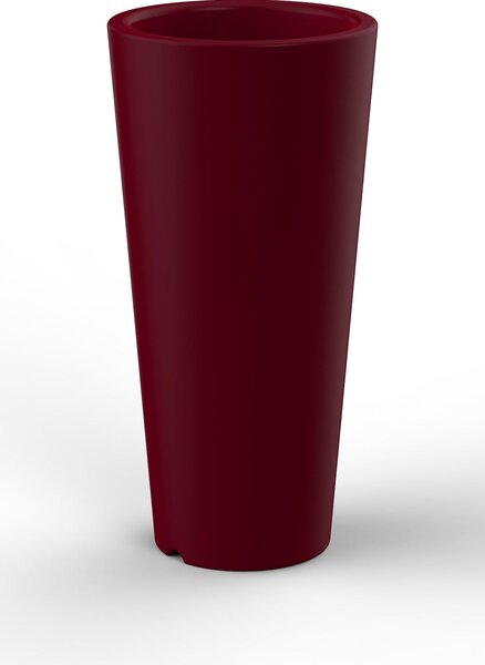 Vaso Ø34x86 cm in Resina Arkema Tondo 86 Ruby