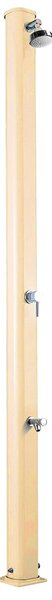 Doccia Solare da Giardino 25L Miscelatore e Lavapiedi Arkema Jolly S Champagne Bronze