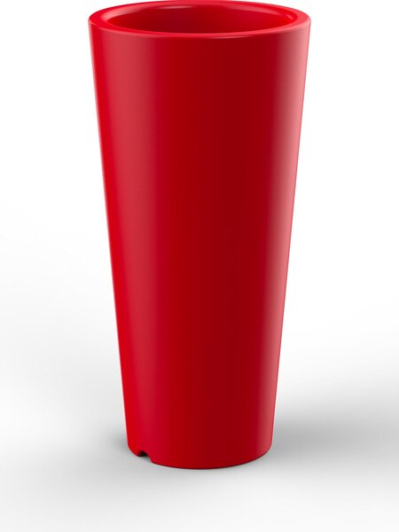 Vaso Ø34x86 cm in Resina Arkema Tondo 86 Cherry