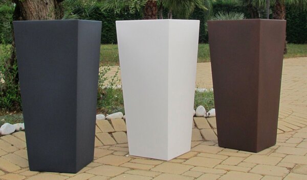 Vaso 34x86 cm in Resina Arkema Quadro 86 Ruby