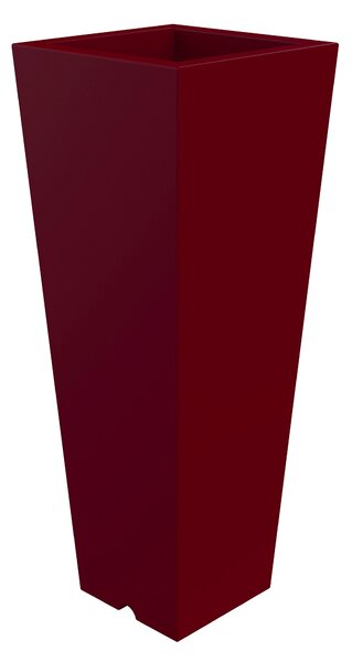 Vaso 34x86 cm in Resina Arkema Quadro 86 Ruby