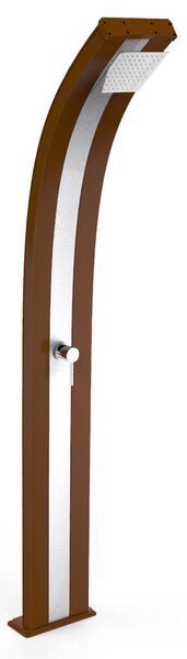 Doccia Solare da Giardino 40L Miscelatore Arkema Dada Fascia Inox Oro Van Gogh