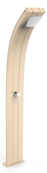 Doccia Solare da Giardino 40L Miscelatore Arkema Dada Champagne Bronze