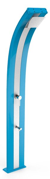 Doccia da Giardino Miscelatore e Lavapiedi Arkema Dada Fascia Inox Light Blu