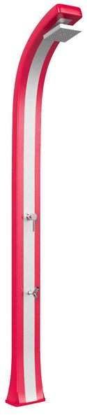 Doccia da Giardino Miscelatore e Lavapiedi Arkema Spring Plus Fascia Inox Cherry