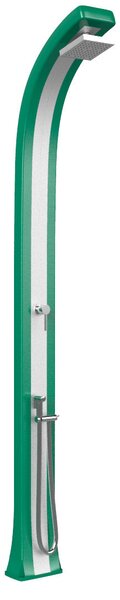 Doccia da Giardino Miscelatore e Doccetta Arkema Spring Plus Fascia Inox Verde