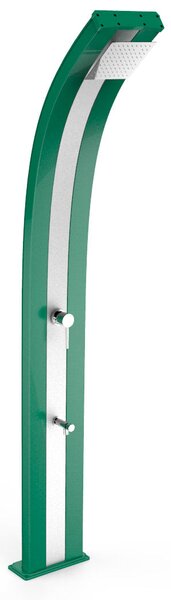 Doccia da Giardino Miscelatore e Lavapiedi Arkema Dada Fascia Inox Verde Scuro
