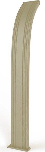 Doccia Solare da Esterno Giardino 40L Miscelatore e Doccetta Mobile Arkema Dada Champagne Bronze