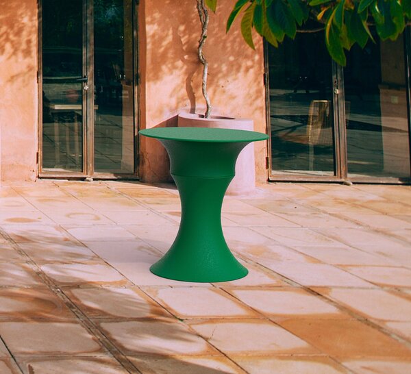 Tavolino da Giardino Componibile Ø37x47 cm in Resina Arkema Olimpo Ruby