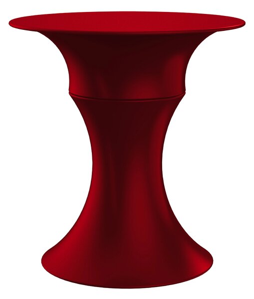 Tavolino da Giardino Componibile Ø37x47 cm in Resina Arkema Olimpo Ruby