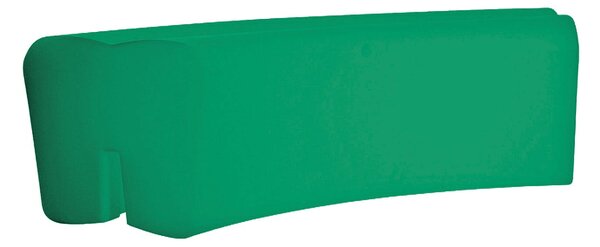 Panca da Esterno Seduta Modulare 120x50 cm in Resina Arkema Althea Verde Scuro
