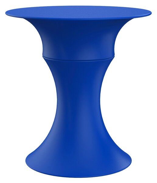 Tavolino da Giardino Componibile Ø37x47 cm in Resina Arkema Olimpo Blue