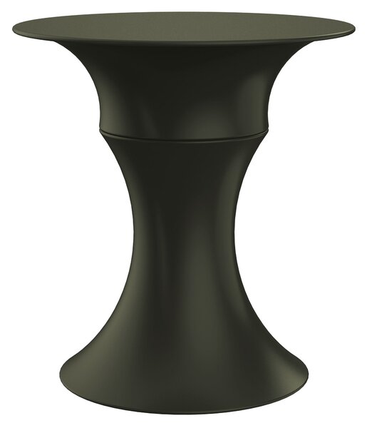 Tavolino da Giardino Componibile Ø37x47 cm in Resina Arkema Olimpo Dove Gray