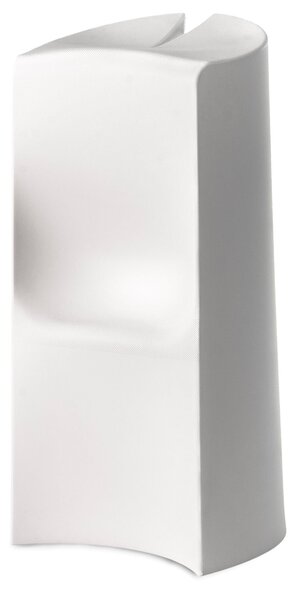 Sgabello Alto da Giardino 40x82 cm in Resina Arkema Kalispera Bianco