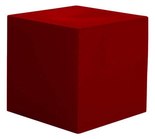 Pouf da Giardino 50x50 cm in Resina Arkema Iris Pouf Ruby