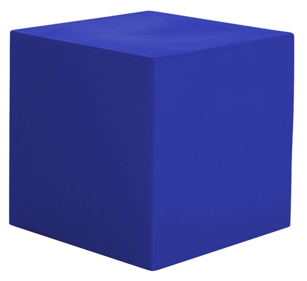 Pouf da Giardino 50x50 cm in Resina Arkema Iris Pouf Blue