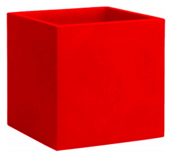 Vaso 50x50 cm in Resina Arkema Iris Vase Cherry