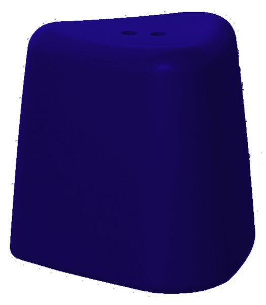 Sgabello da Giardino 52,5x48 cm in Resina Arkema Gaia Blue