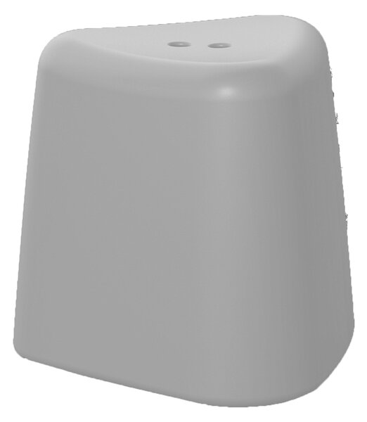 Sgabello da Giardino 52,5x48 cm in Resina Arkema Gaia Bianco
