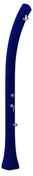 Doccia Solare da Giardino 28L Miscelatore Temporizzato e Lavapiedi Arkema Happy Beach Blu