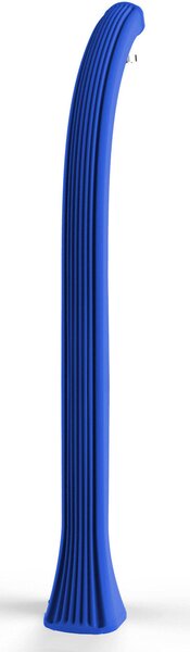 Doccia Solare da Giardino 35L Miscelatore e Lavapiedi e Temporizzatore Arkema Happy XL Blu