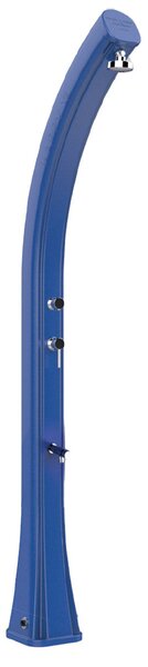 Doccia Solare da Giardino 35L Miscelatore e Lavapiedi e Temporizzatore Arkema Happy XL Blu